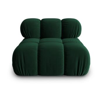 Modul pentru canapea verde cu tapițerie din catifea (de mijloc) Bellis – Micadoni Home