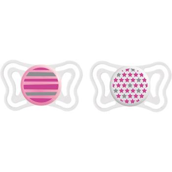 Chicco Physio Light 6-16m suzetă Strip/Stars 6-16 m 2 buc