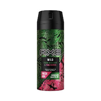 Axe Spray pentru bărbați Wild Fresh Bergamot &amp; Pink Pepper 150 ml