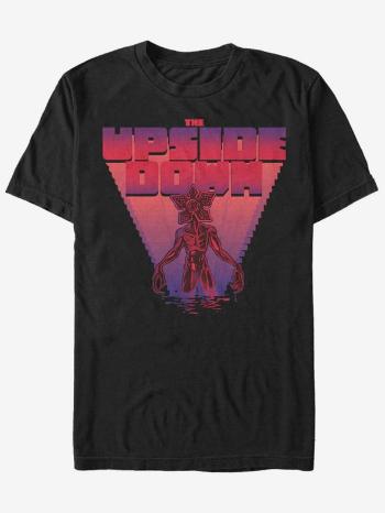 ZOOT.Fan Netflix Demogorgon Upside Down Stranger Things Tricou Negru