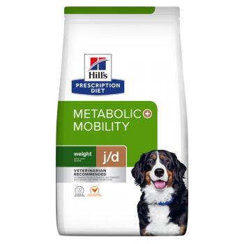 HILL'S Prescription Diet Metabolic + Mobility, Pui, dietă veterinară câini, hrană uscată, metabolism (obezitate si diabet), sistem articular, 12kg