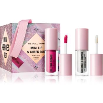 Makeup Revolution Xmass 2024 Mini Cheek & Lip Duo set cadou (faciale)