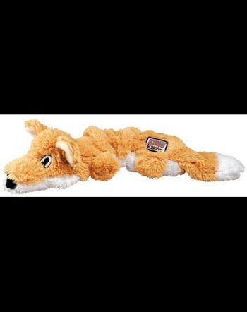 KONG Knots Scrunch Fox jucărie vulpe pentru câini M/L