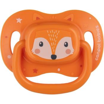 Canpol babies Cute Animals Soother 18m+ suzetă Orange 1 buc