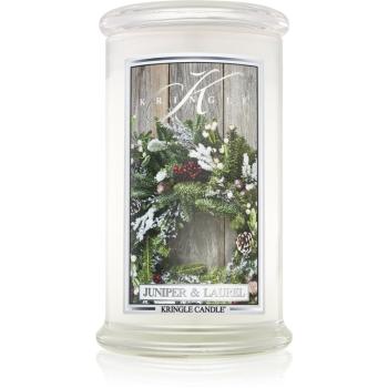 Kringle Candle Juniper & Laurel lumânare parfumată 624 g