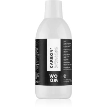 WOOM Carbon+ Mouthwash Apa de gura pentru albire cu particule de carbon 500 ml