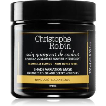 Christophe Robin Shade Variation Mask mască colorantă culoare Golden Blonde 250 ml