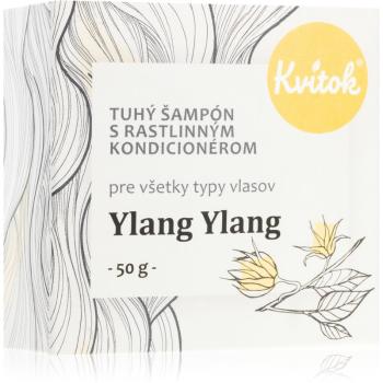 Kvitok Ylang Ylang șampon solid pentru par blond 50 g