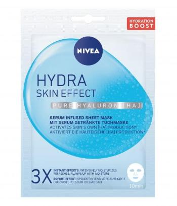 Nivea Mască textilă hidratantăHydra Skin Effect(Serum Infused Sheed Mask) 20 ml