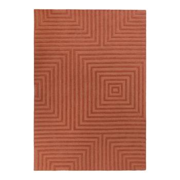 Covor din lână Flair Rugs Estela, 160 x 230 cm, portocaliu