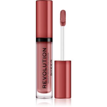 Makeup Revolution Sheer Brillant lip gloss culoare 112 Ballerina 3 ml