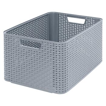 Coș de depozitare Curver Style, 30 l, gri