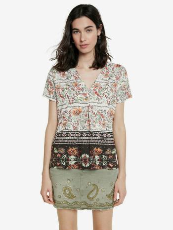 Desigual TS Cracovia Tricou Alb