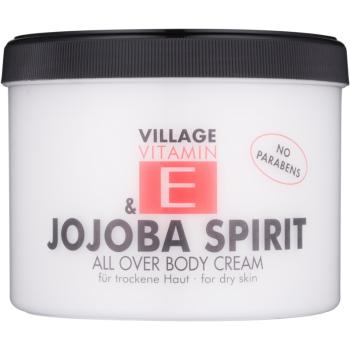 Village Vitamin E Jojoba Spirit crema de corp fără parabeni 500 ml