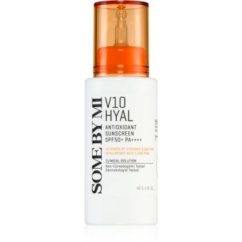 Some By Mi V10 Hyal Antioxidant Sunscreen crema intens hidratanta si calmanta SPF 50+ 40 ml