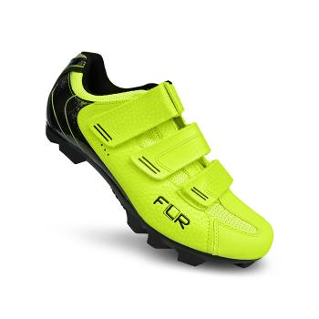 FLR F-55 MTB pantofi de ciclism - yellow neon/black