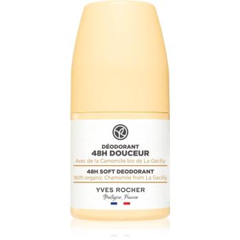 Yves Rocher 48 H Soft Deodorant roll-on pentru piele neteda si delicata 50 ml