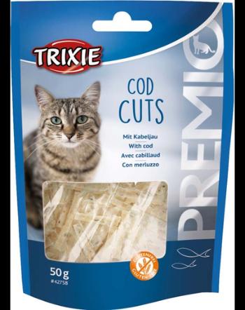 TRIXIE Premio Cod Cuts gustari pentru pisici, cu cod, 50 g