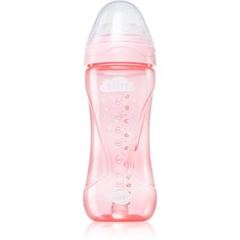 Nuvita Cool Bottle 4m+ biberon pentru sugari Light pink 330 ml