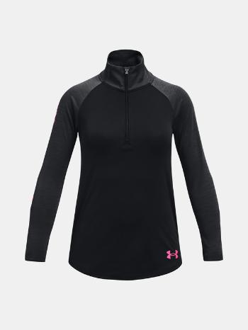 Under Armour Tech Graphic Half Zip Tricou pentru copii Negru