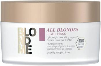 Schwarzkopf Professional Mască nutritivă ușoară pentru părul blond fin și normal All Blondes (Light Mask) 200 ml