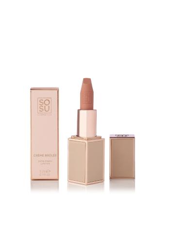 SOSU Cosmetics Ruj lucios satinat (Satin Lipstick) 3,2 g Crème Brulee