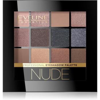 Eveline Cosmetics All in One paletă cu farduri de ochi culoare Nude 12 g