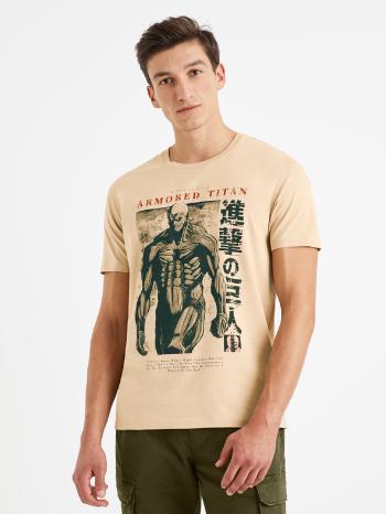 Celio Attack On Titan Tricou Bej