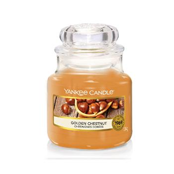 Yankee Candle Lumânare parfumată Classic mică Golden Chestnut 104 g