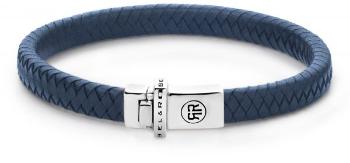 Rebel&Rose Brățară albastră din piele Braided Blue RR-L0146-S 19 cm - L