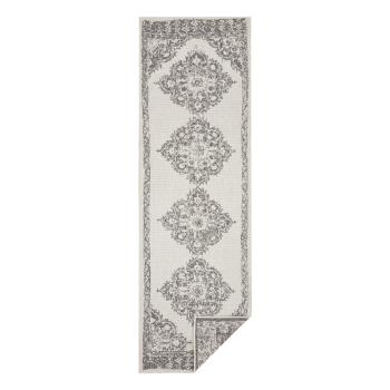 Covor adecvat pentru exterior Bougari Cofete, 80 x 250 cm, gri-crem