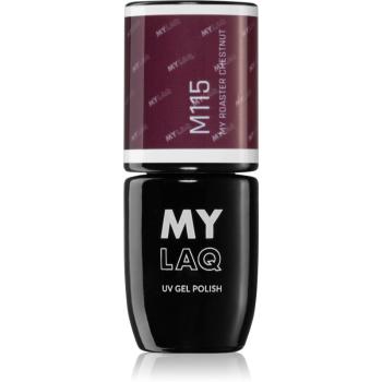 MYLAQ UV Gel Polish lac de unghii sub forma de gel culoare My Roaster Chestnut 5 ml