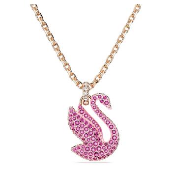 Swarovski Colier delicat placat cu aur cu Lebădă Iconic Swan 5647552