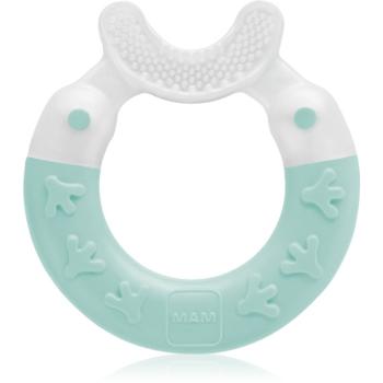 MAM Bite & Brush jucărie pentru dentiție 3m+ Turquoise 1 buc