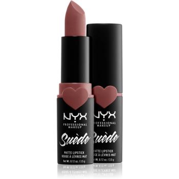 NYX Professional Makeup Suede Matte  Lipstick ruj mat culoare 05 Brunch Me 3.5 g