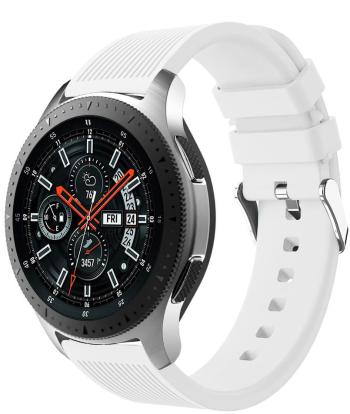 4wrist Curea de silicon - Samsung Galaxy Watch - White 20 mm