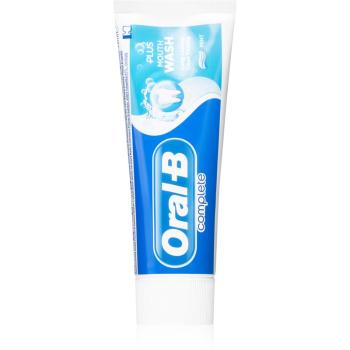 Oral B Complete Plus Mouth Wash pasta de dinti pentru respiratie proaspata Mint 75 ml