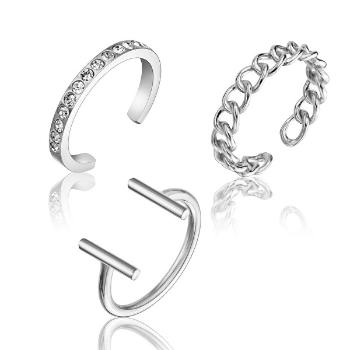 Emily Westwood Set de inele din oțel fin WS044S