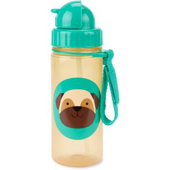 Skip Hop Zoo ceasca cu pai Pug 12 m+ 385 ml