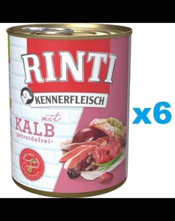 RINTI Kennerfleisch Veal vitel 6x400 g hrana umeda caini