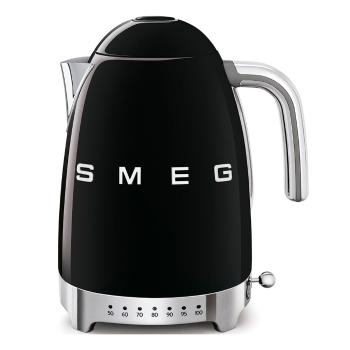 Ceainic electric negru din oțel inoxidabil 1,7 l Retro Style – SMEG