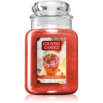 Country Candle Winter Sangria lumânare parfumată 680 g