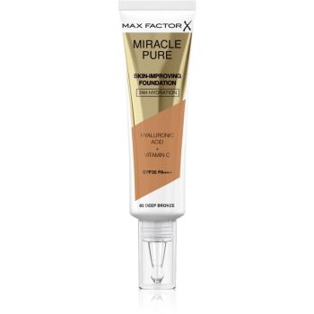 Max Factor Miracle Pure Skin machiaj persistent SPF 30 culoare 82 Deep Bronze 30 ml