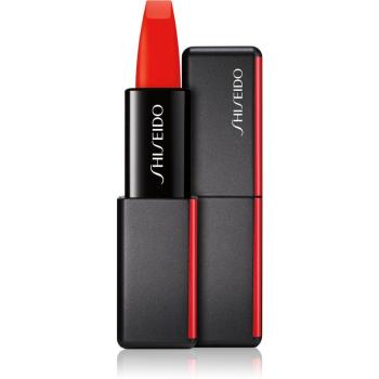 Shiseido ModernMatte Powder Lipstick Ruj mat cu pulbere culoare 509 Flame (Geranium) 4 g