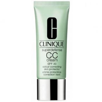 Clinique CC cremă protectoare Superdefense SPF 30 (CC Cream Colour Correcting Skin Protector) 40 ml Light