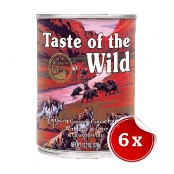 Pachet Conserve Taste of The Wild SouthWest Canyon, 6x390 g