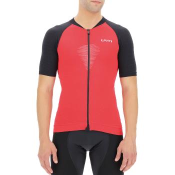 
                 UYN Tricou de ciclism cu mânecă scurtă - BIKING GRANFONDO - roșu/negru  
            