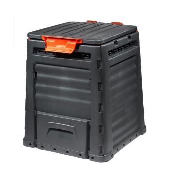 Coș pentru compost gri antracit 320 l – Garden Pleasure