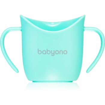 BabyOno Be Active Ergonomic Training Cup cană pentru antrenament cu mânere Mint 6 m+ 120 ml