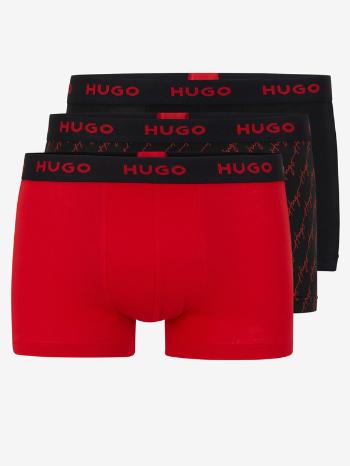 Hugo Boss Boxeri, 3 bucăți Roșu